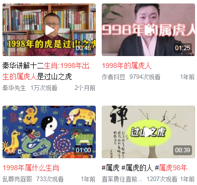 98年属什么的生肖