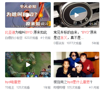 BYD是什么意思