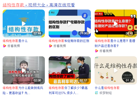 结构性存款是什么意思