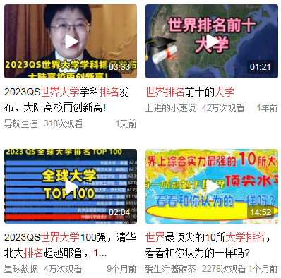 世界大学排名