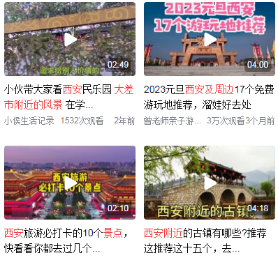 西安大差市附近景点