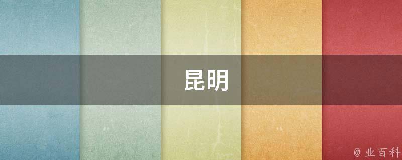 昆明